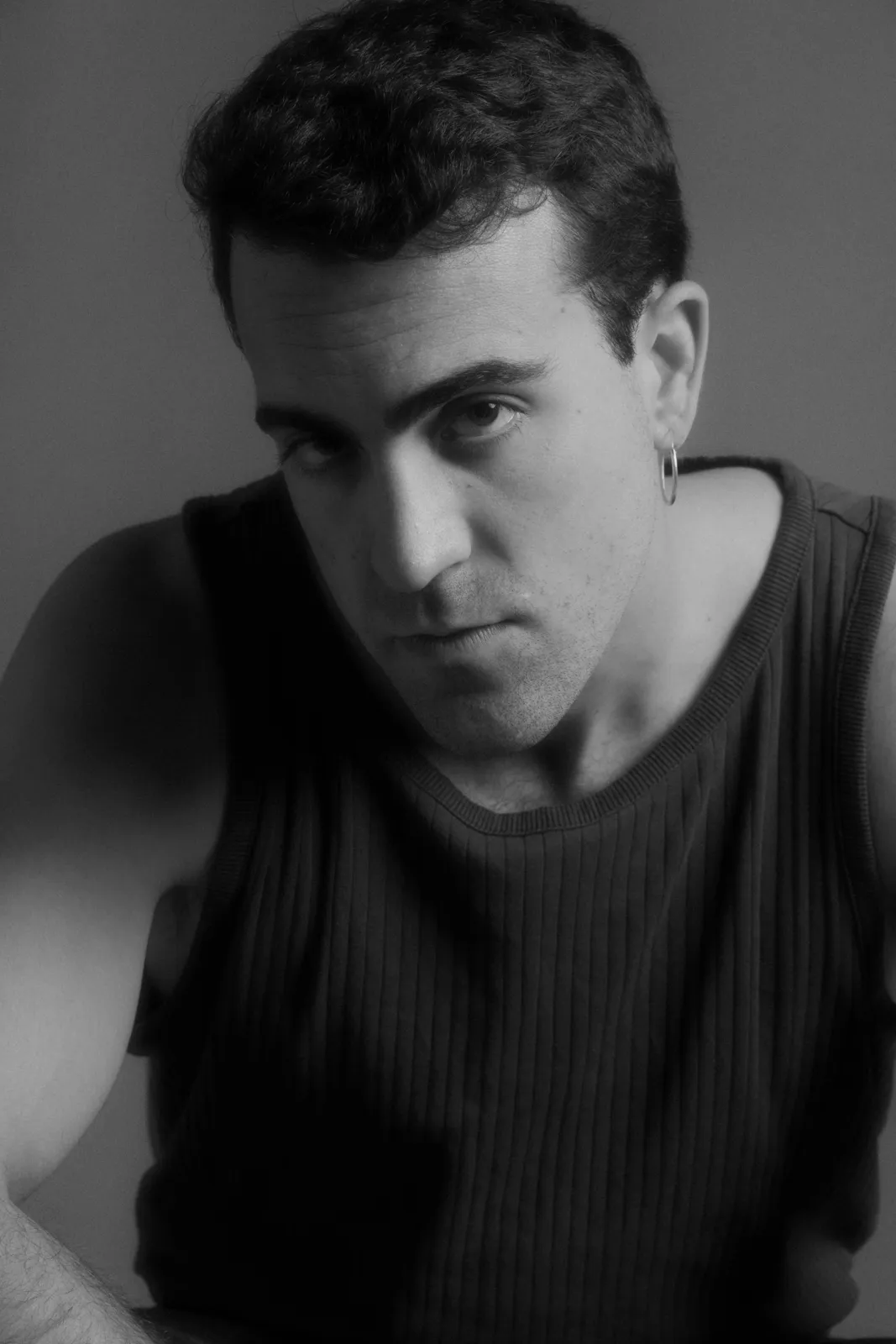 Alberto Fonseca, retrato en blanco y negro